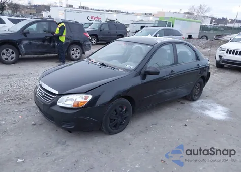 2009 Kia Spectra Ex from USA, damaged, VIN KNAFE222195666562